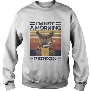 Im Not A Morning Person Owl  Retro Shirt